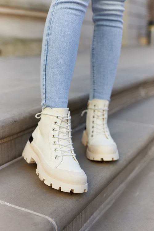 Dámske jarné topánky Light Bege Larina