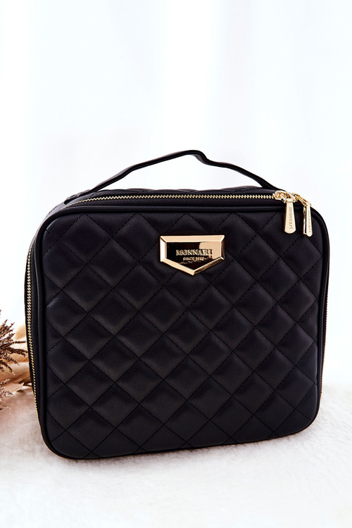 Velká kosmetická taška Prošívané Monnari CSM0040-020 Černá