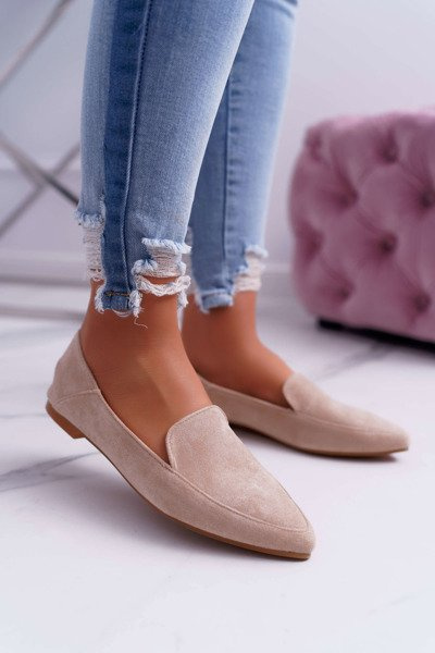 Dámske mokasíry lu boo béžové magnus