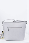Women's Handbag Silver Gray Postman