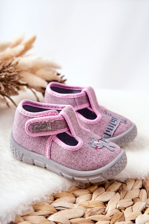 Papcie topánky Befado Kitty 531P084 Pink