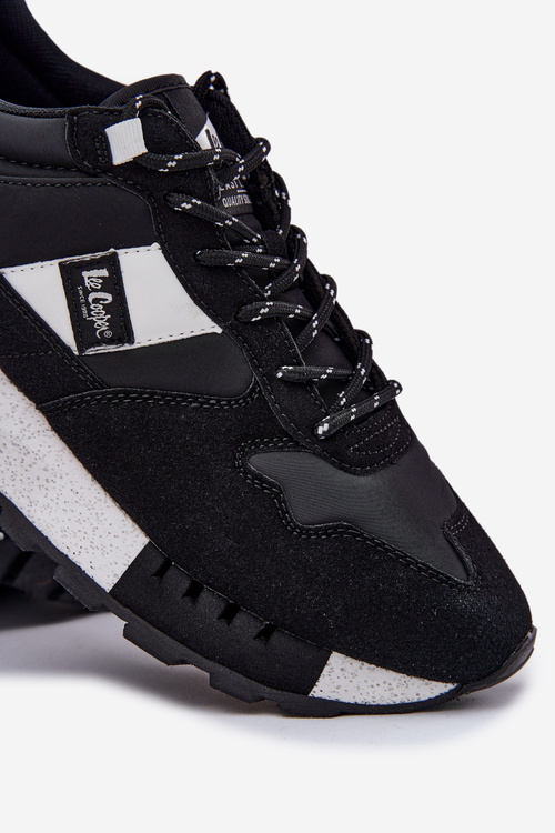 Zateplené pánské sneakers na platformě Lee Cooper LCJ-25-03-3378M černé