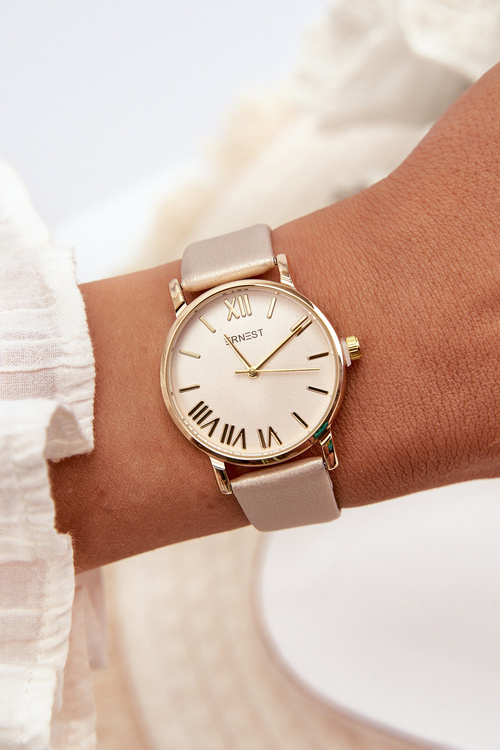 Dámské Zlaté Hodinky Ernest E97316