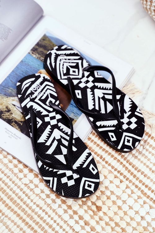 Boo Blace čierne gumové žabky Lu Boo