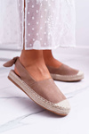 Lehké espadrille tenisky khaki Moriente
