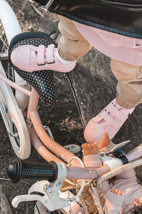 Detská klasická veľká hviezda JJ374045 Ružové tenisky