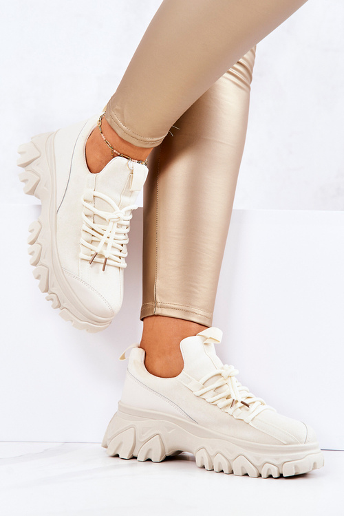 Dámská Sportovní Obuv Sneakersy světle béžove Miles