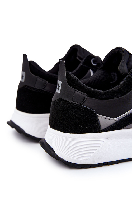 Pánske športové topánky veľká hviezda KK174024 čierna