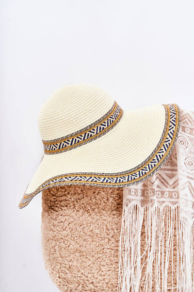 Dámská letní čepice béžová Sabrina