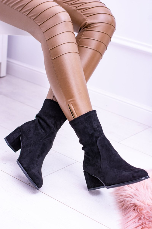 Sergio Leone Teplá kožená černé kotníkové boty Picodi