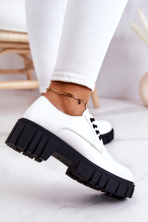 Módní lakované boty La.Fi 210013W-LA Bílá