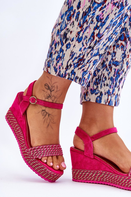 Klasické dámske sandále Fuksja Malmo