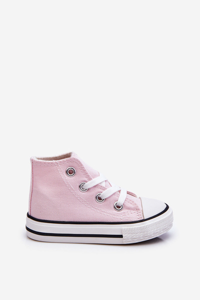Dětské Vysoké Tenisky Světle růžová Filemon