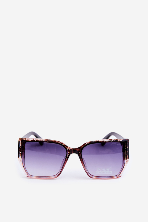 Dámské sluneční brýle s UV filtrem v růžovo-hnědé barvě