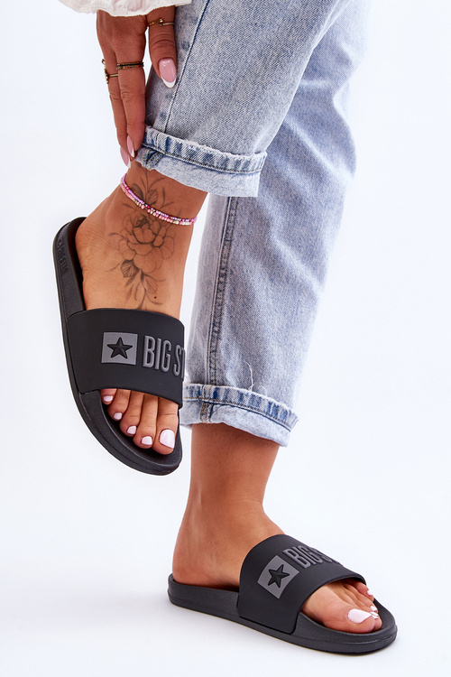 Dámske papuče veľká hviezda ff274a200 čierna