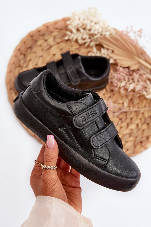 Dětské tenisky na suchý zip Big Star NN374006 Černé