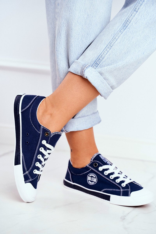 Dámske tenisky Big Star Navy FF274229