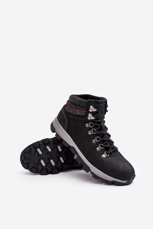 Mužské trekové boty Big Star KK174215 Černé