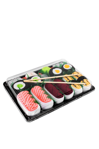 Duhové ponožky Sushi 5 párů: Losos Tamago Maki Tuna