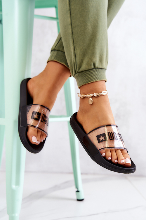 Dámské pantofle Big Star JJ274639 Černé