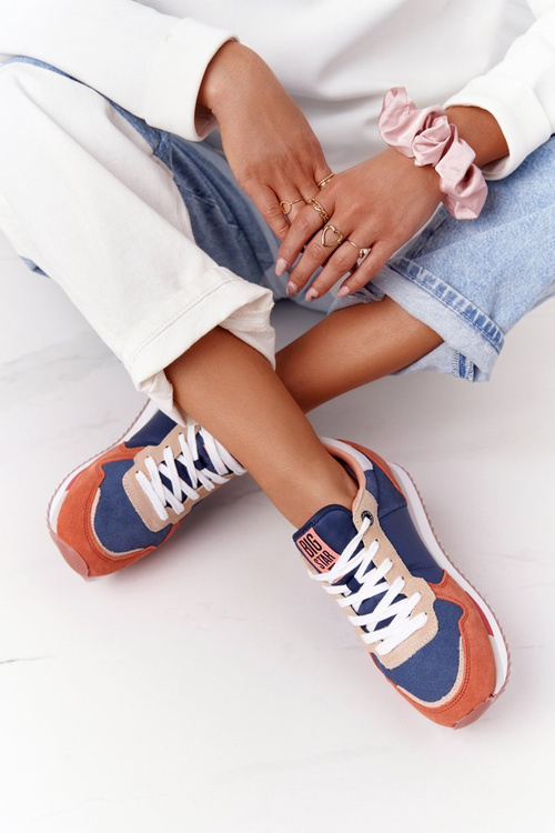 Dámska pamäťová pena Veľká hviezda HH274567 Modrooranžová topánky