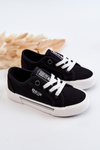 Detské nízky tenisky veľká hviezda jj374174 čierna