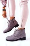 Zateplené Boty Na Zip Šede Malitea