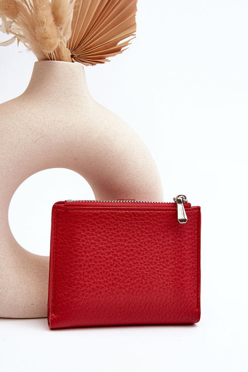 Dámská peněženka z ekokůže červená Lazara