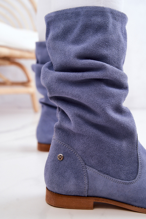 Dámské Semišové Boty Maciejka 05057-06 modre