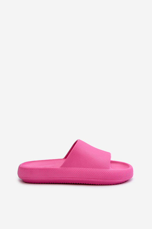 Dámské Lehké Pěnové Žabky Na Hrubé Podrážce Růžové Querceria