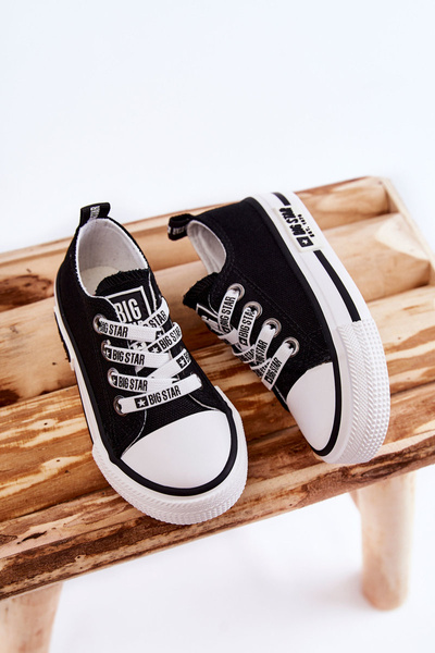 Dětské látkové tenisky BIG STAR KK374069 Černá