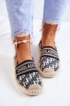 Klasické espadrilky Černe Warm Time