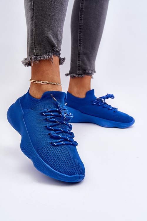 Modré Dámské Sportovní Boty Na Zasouvací Zapínání Juhitha