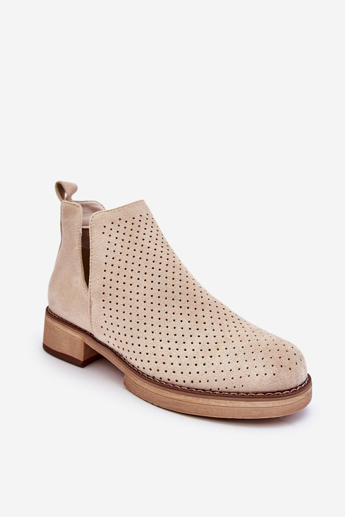Subcrew Openwork ploché podpätky beige angie