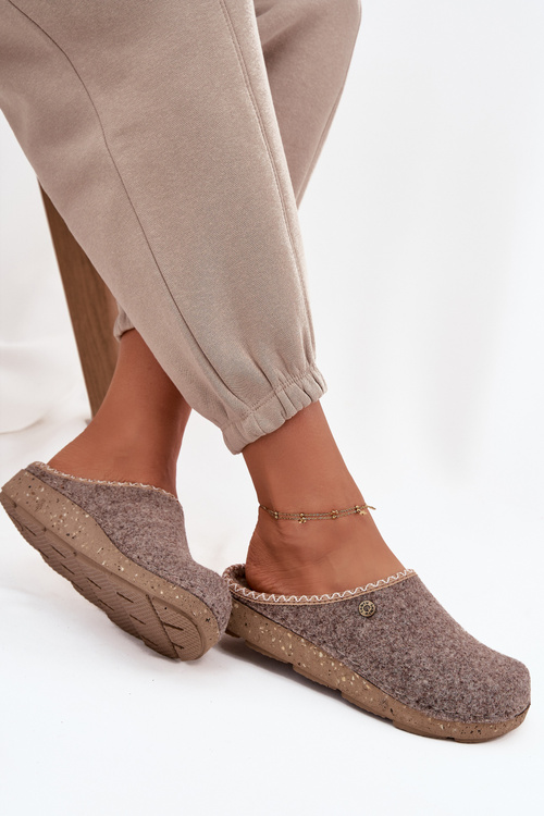 Domáce Obutie Ženské Papuče Inblu ED000031 Béžové