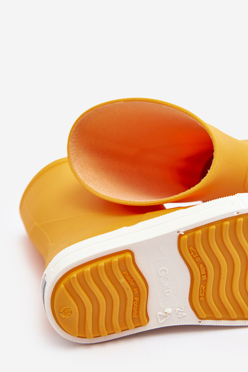 Vlnové gokidy 979 detských galoshes žlté