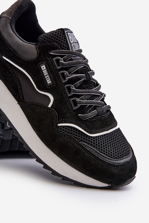 Pánské tenisky Big Star NN174321 s paměťovou pěnou Černé