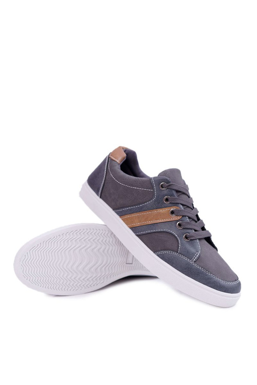 Tenisky pánské šedé příležitostné Kenny