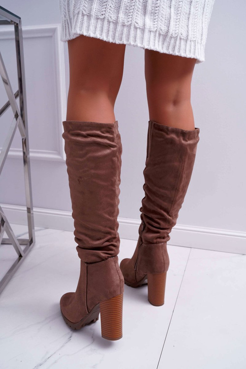 Ženské topánky na Khaki Marion Suede Post