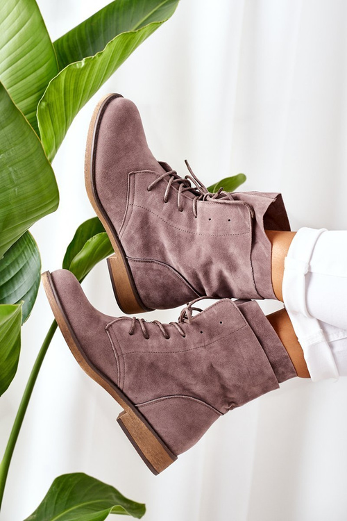 Boty S Dvojitým Svrškem Šedé Violetta