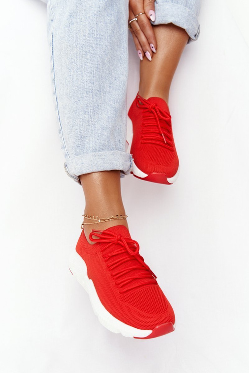 Dámské Tenisky Slip-on Big Star DD274580 červené