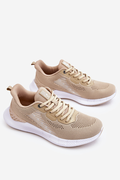 Dámska ľahká športová topánka Pamäťový penový systém Big Star LL274294 BEIGE