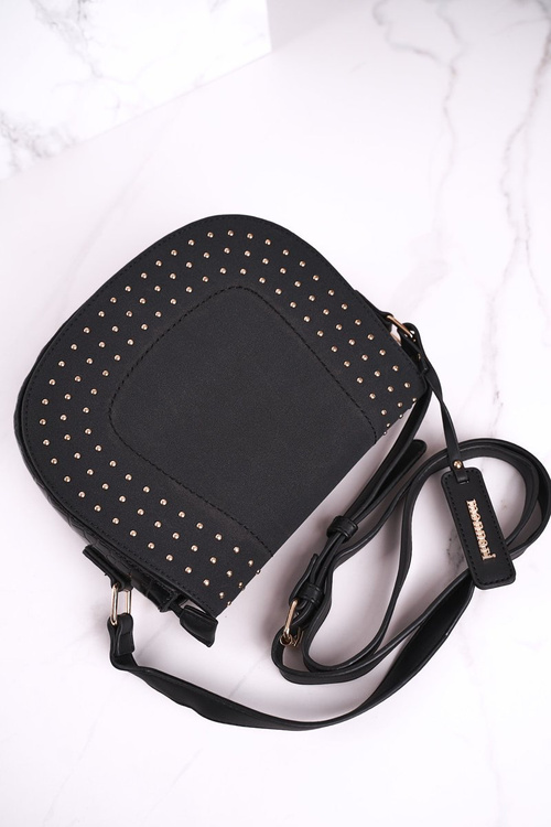 Monnari BAG4250-020 Dámska kabelka Čierny semiš