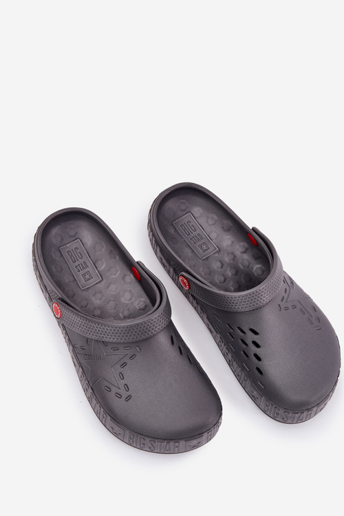 Pánske Ľahké Klapky Big Star II175007 Šedé