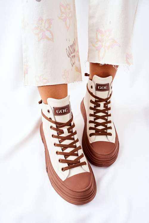 Dámské Zateplené Tenisky GOE II2N4034 Bilé