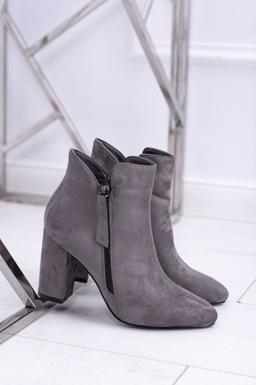 Dámske šedé topánky na egida Suede Post