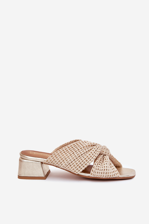 Dámské Sandály Na Klíně Maciejka 06955-25 Béžovo-Zlaté