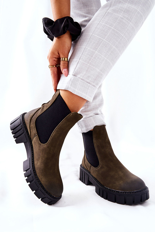 Boty Worker Sergio Leone TR761 Zelené