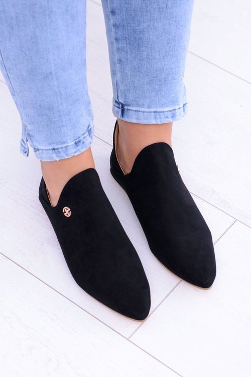 Lu Boo černé Boty s Výřezy Zip Chelsea