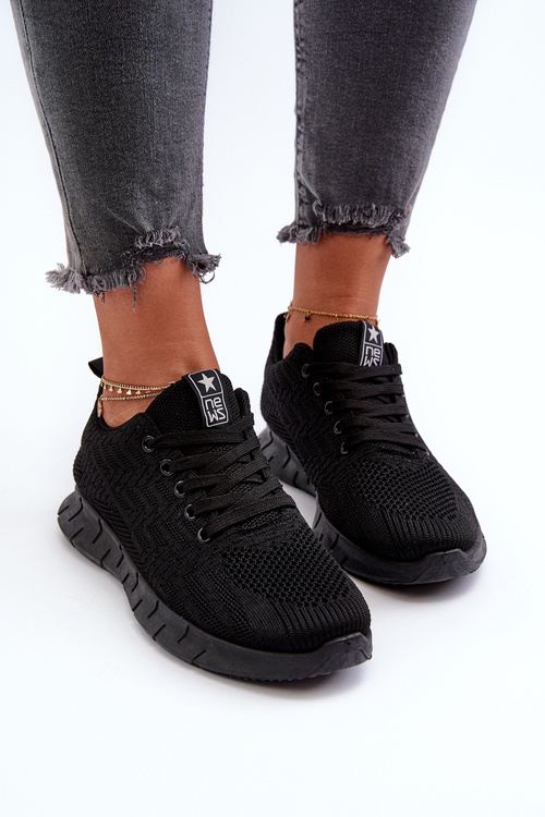 Dámské černé sportovní boty Kephope